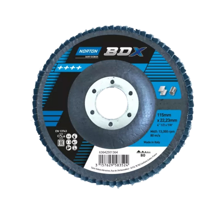 Norton Lamellrondell  125X22 BDX K60