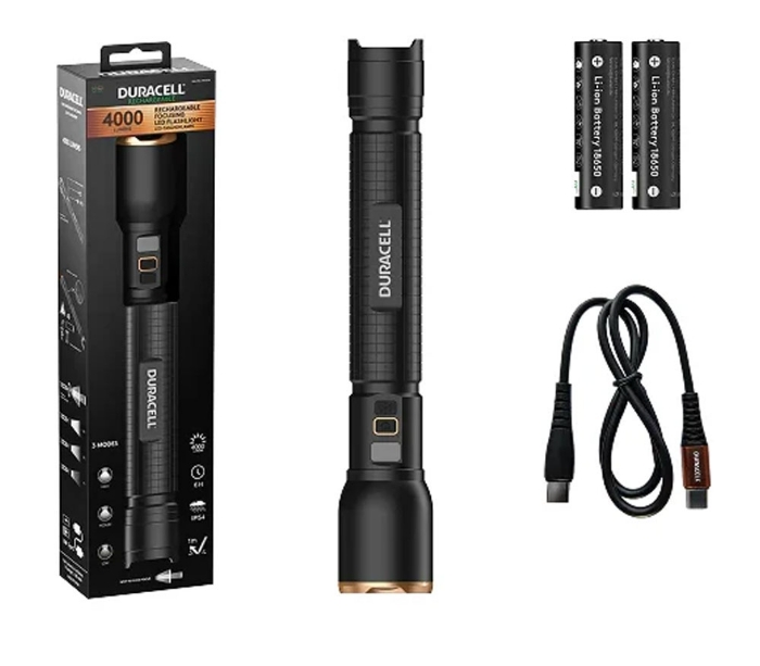 Duracell Håndlykt DF4000R 4000LM Li-Ion