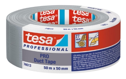 Tesa lerretstape 74613 PRO 50MMX50M Sølvgrå