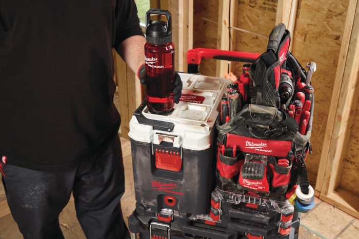 Milwaukee Drikkeflaske Packout 1005 ML Rød