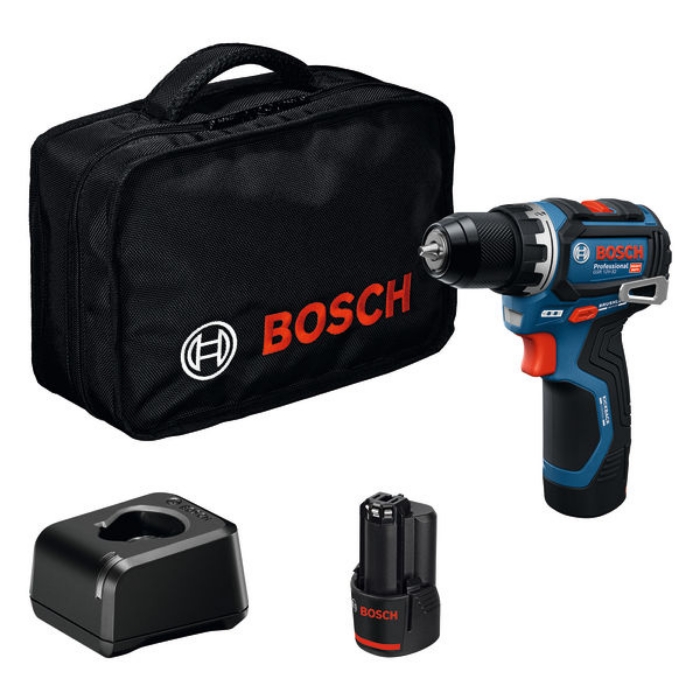 Bosch Drill GSR 12V-32 2X2AH GAL + Veske