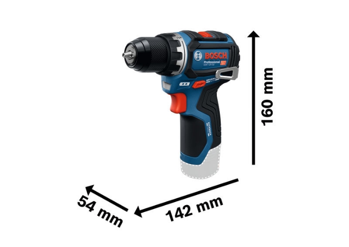 Bosch Drill GSR 12V-32 2X2AH GAL + Veske