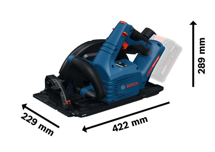 Bosch Sirkelsag EXKS18V-68GX Solo L-BOXX